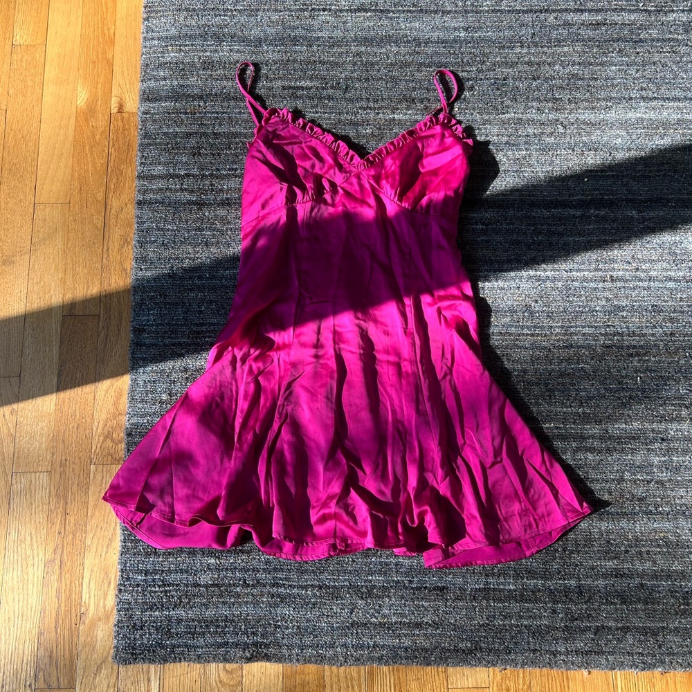 H&M Pink Silk Dress